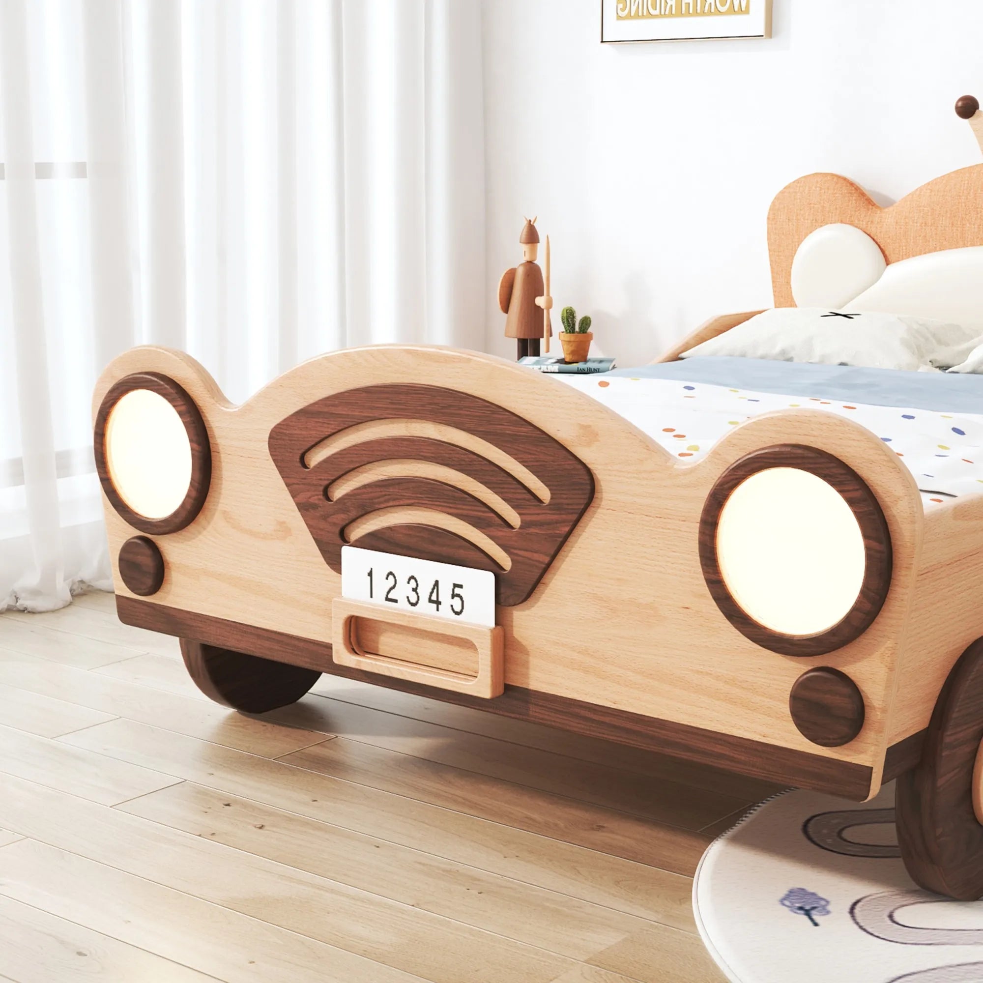 Kids racing bed deals