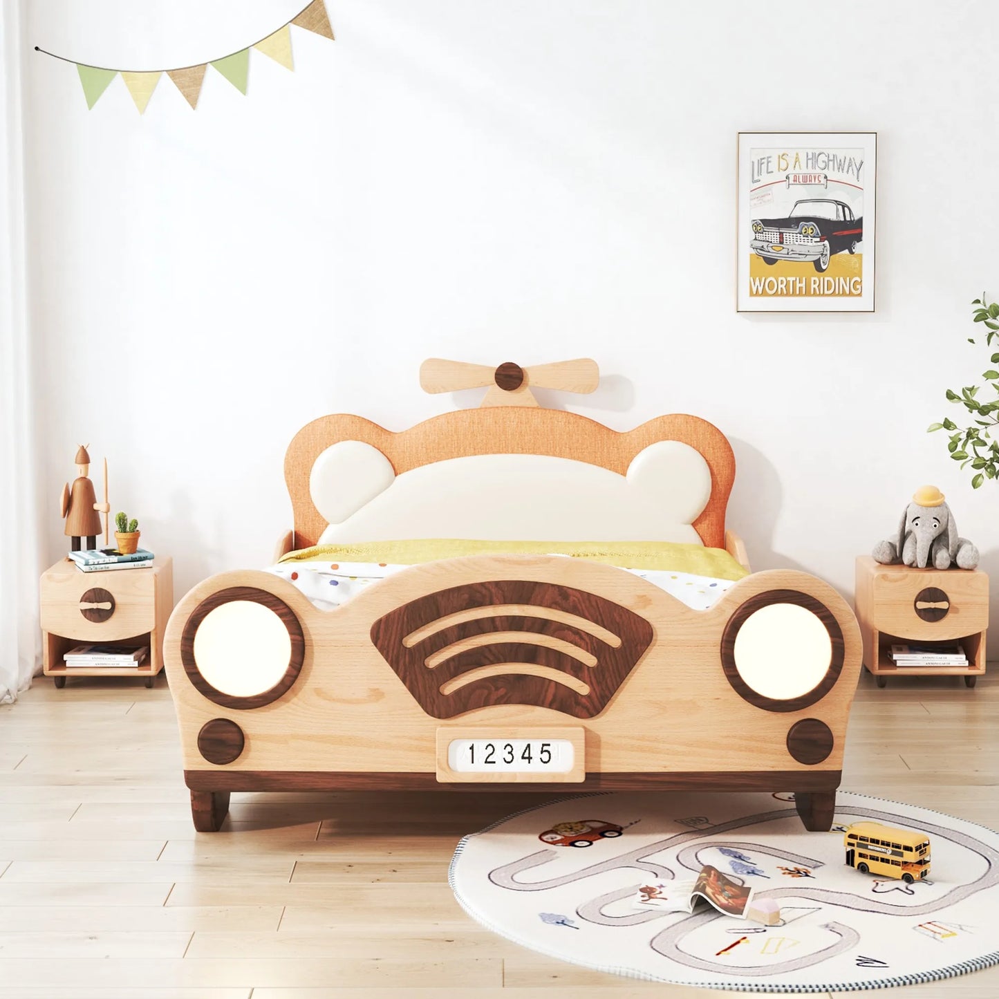 Aesthetik Kids - Racing Car Bed