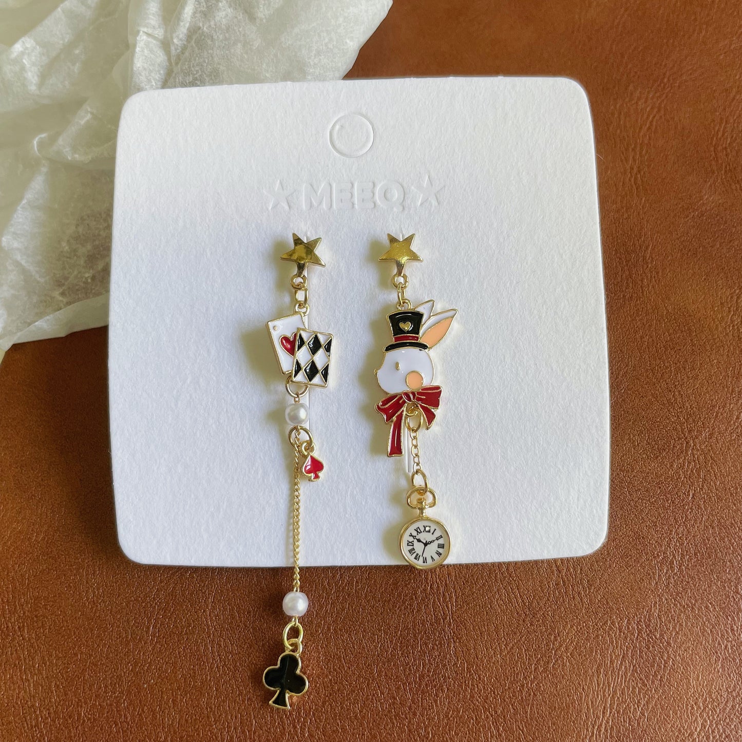 Luninana Earrings - Poker Bunny Earrings YBY050