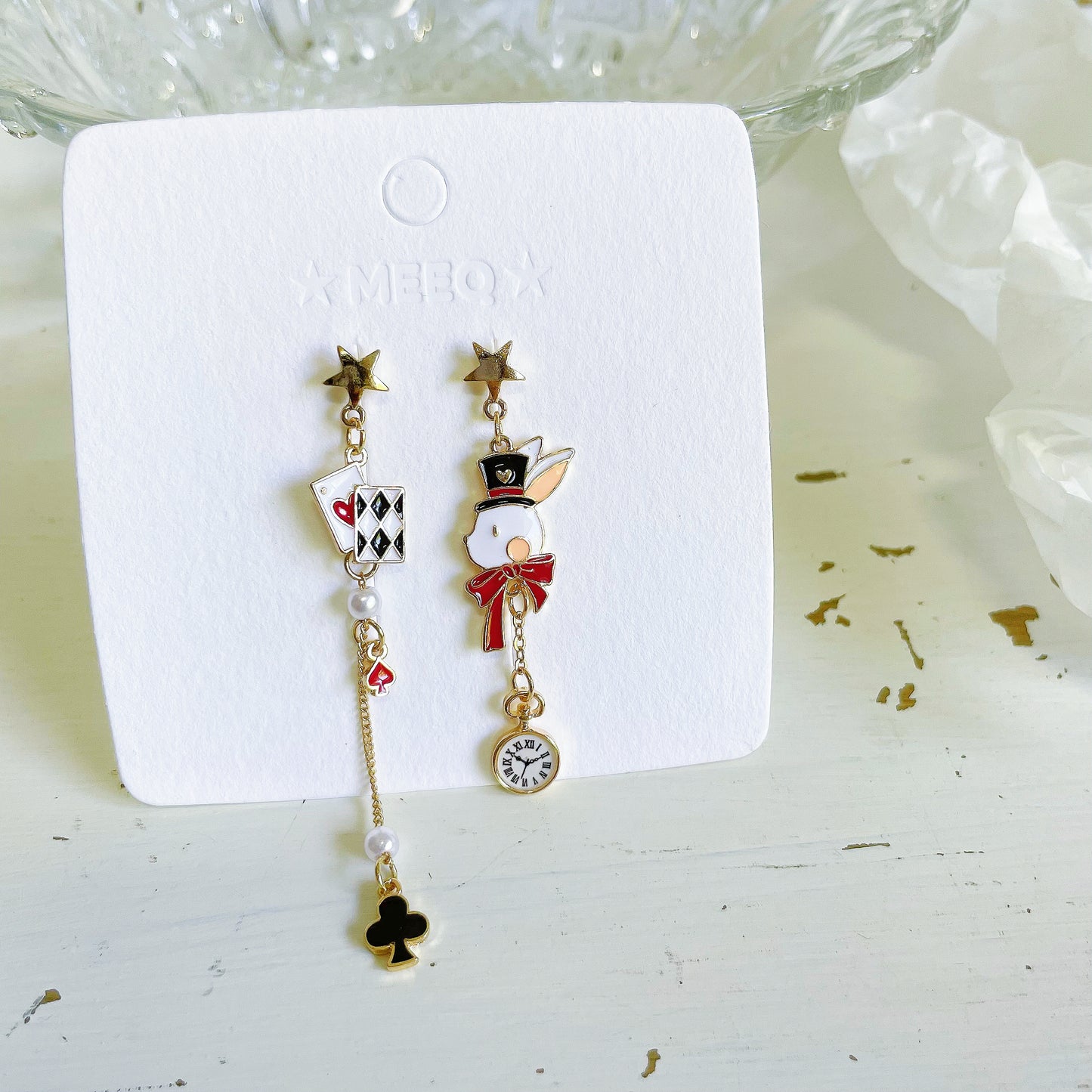 Luninana Earrings - Poker Bunny Earrings YBY050