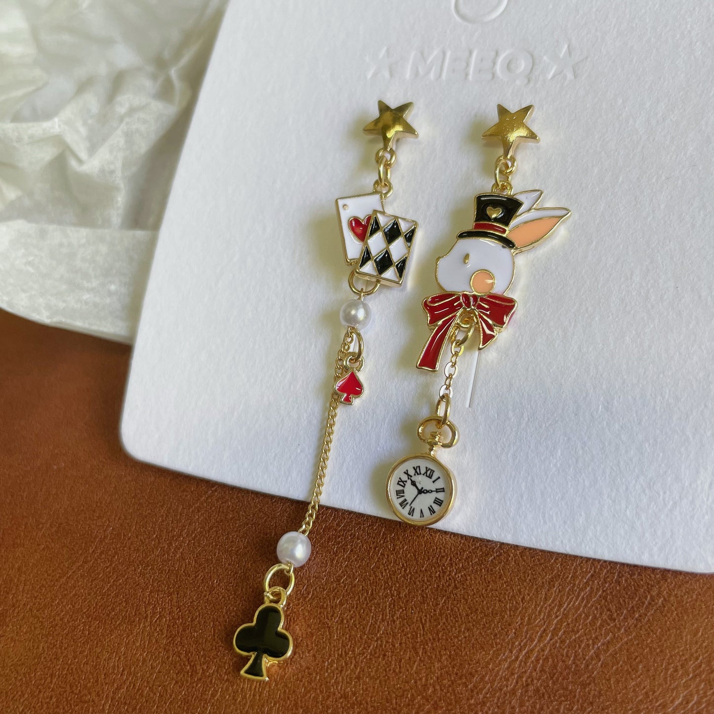 Luninana Earrings - Poker Bunny Earrings YBY050