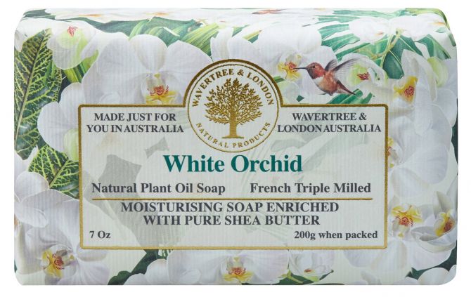 Wavertree & London Soap White Orchid 200g