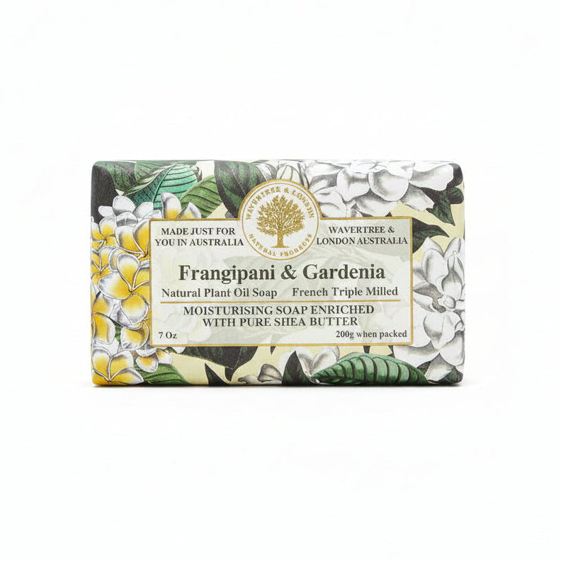 Wavertree & London Soap Frangipani & Gardenia 200g