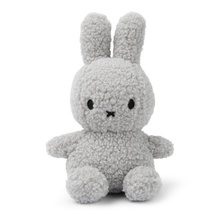 Load image into Gallery viewer, MIFFY &amp; FRIENDS Miffy Sitting Teddy Light Grey (23cm)
